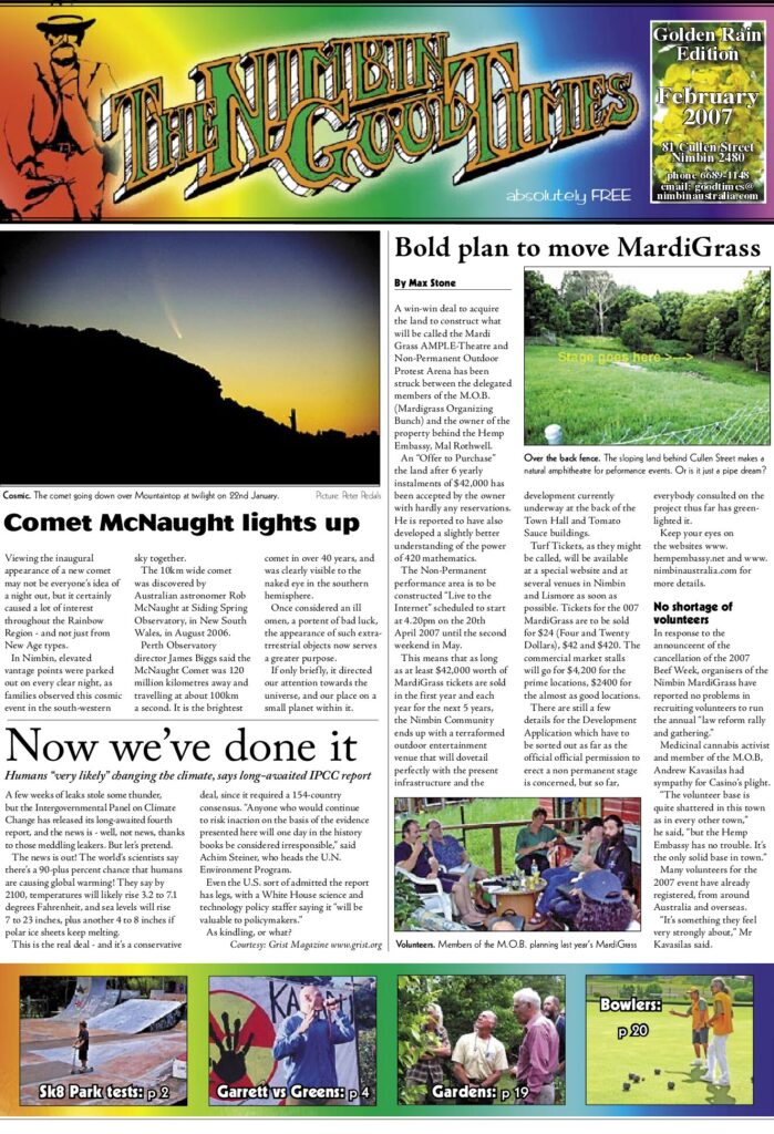 Edition Cover: Golden Rain Edition