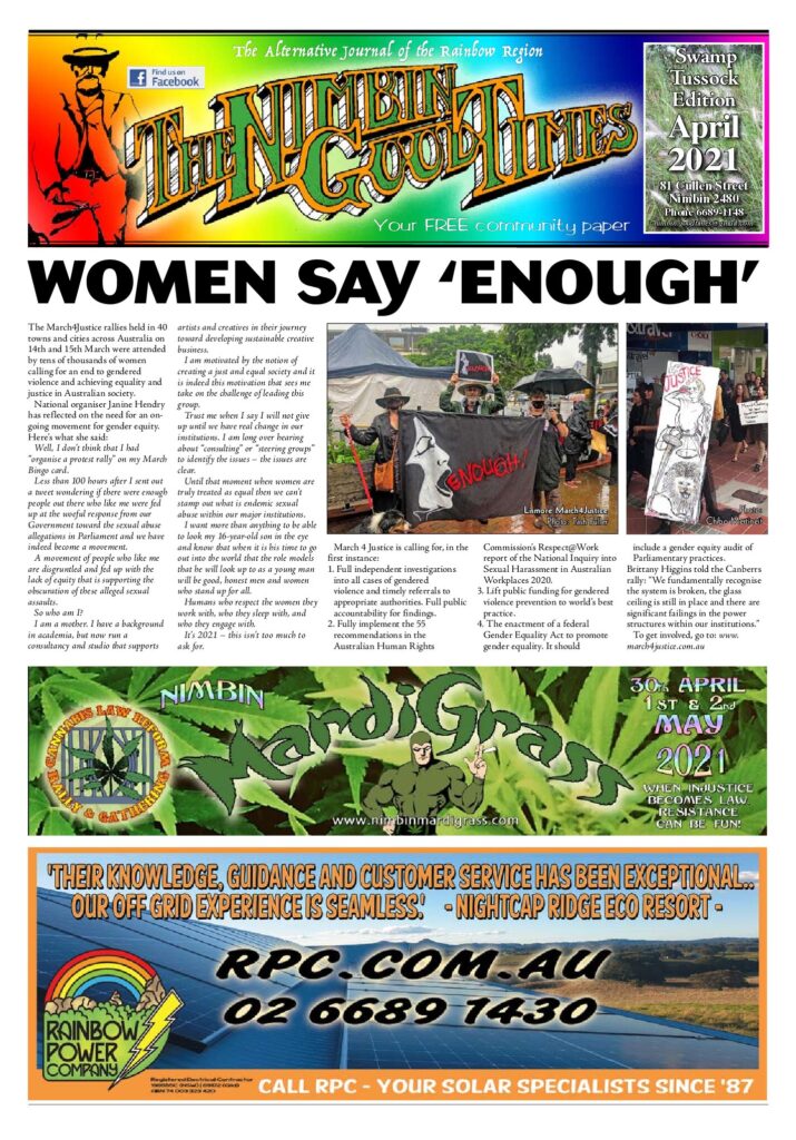 Edition Cover: Swamp Tussock Edition