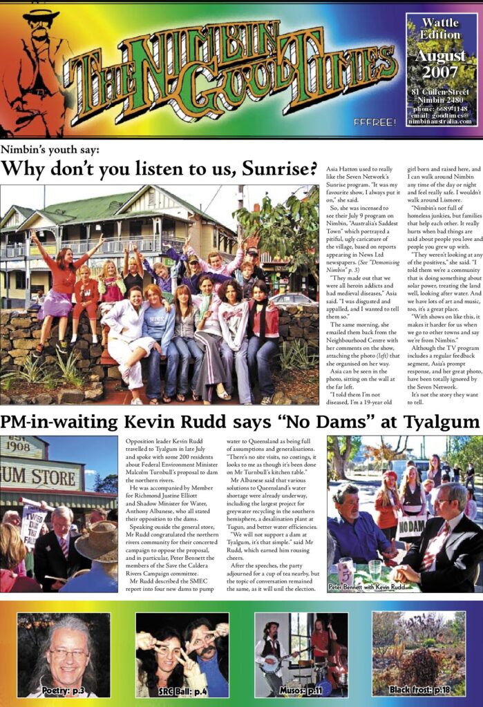 Edition Cover: Wattle Edition