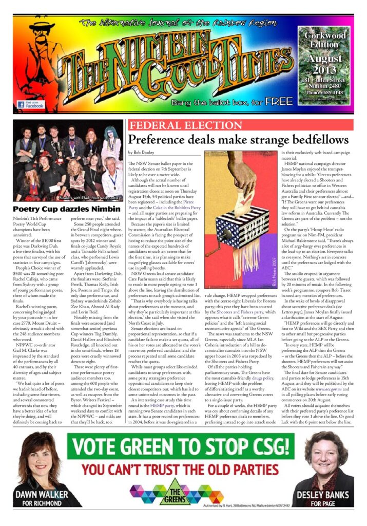 Edition Cover: Corkwood Edition