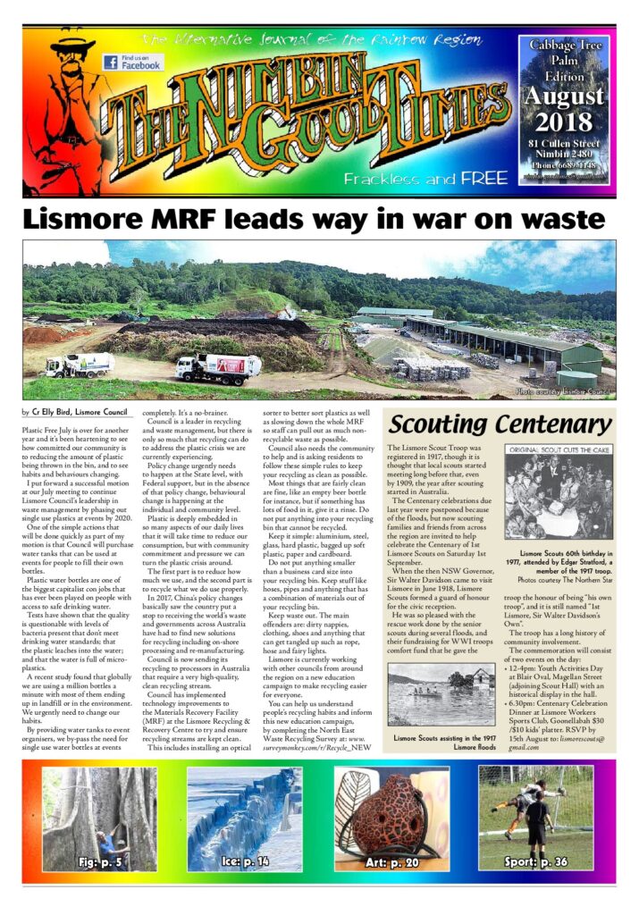 Edition Cover: Cabbage Tree Palm Edition