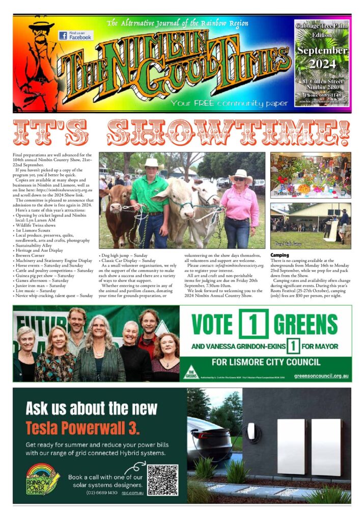 Edition Cover: Cabbage Tree Palm Edition