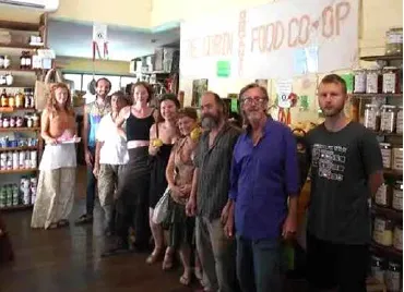 Volunteers at Nimbin Organic Food Co-op